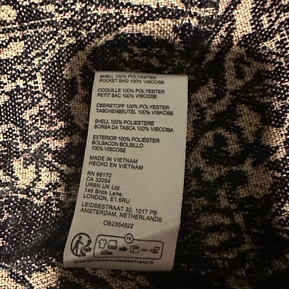 We The Free Olive and Black Patterned Jacket Size L - Picture 4 of 5